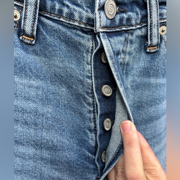 Banana Republic High Rise Wide Leg Crop, size 27 - Picture 4 of 10